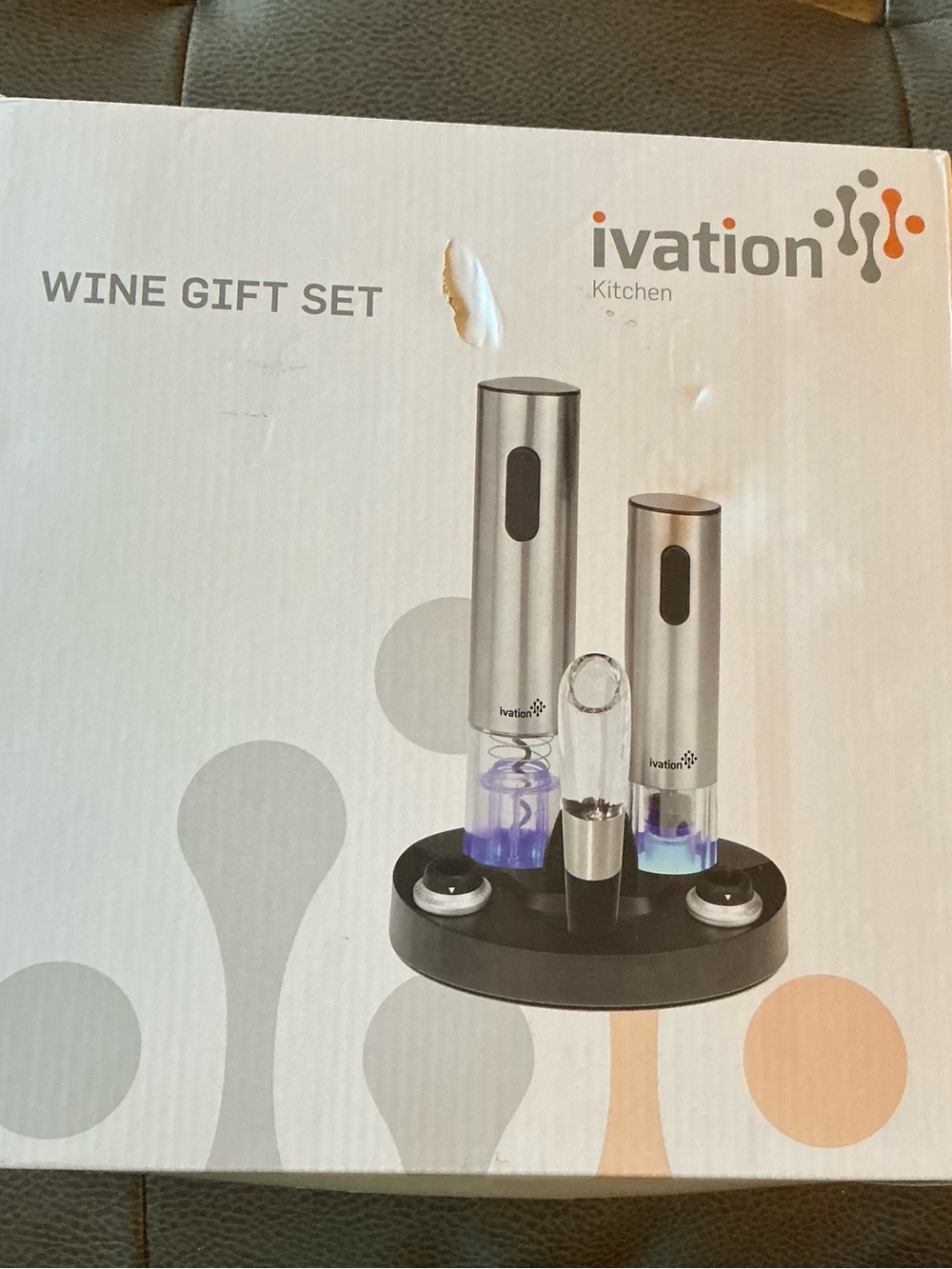 NEW Ivation Electric Wine Opener & Preserver Gift Set – Never Opened